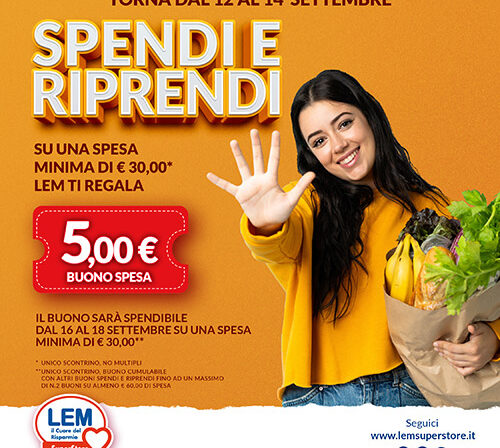 Settembre è tempo di Spendi e Riprendi